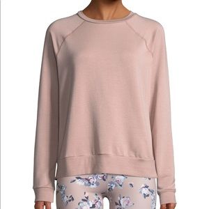 Beyond Yoga Slashed Raglan Crewneck Pullover